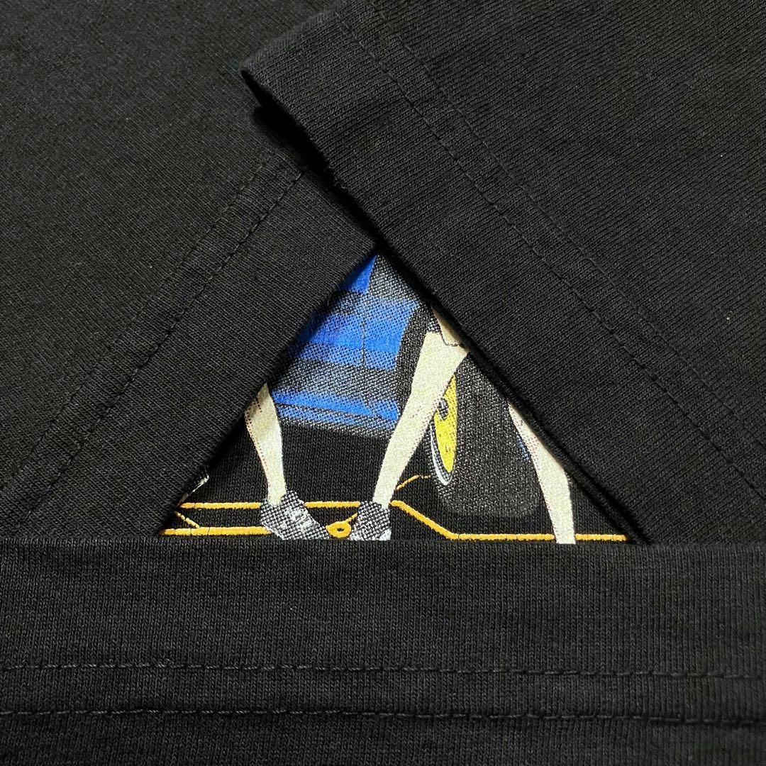 【XL】頭文字D イニシャルディー アニメTシャツ インパクトブルー 真子&沙雪