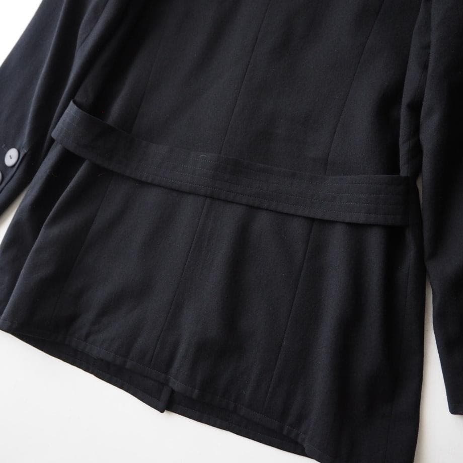 希少 YSL イヴサンローラン リブゴーシュ フランス製 ノーカラージャケット