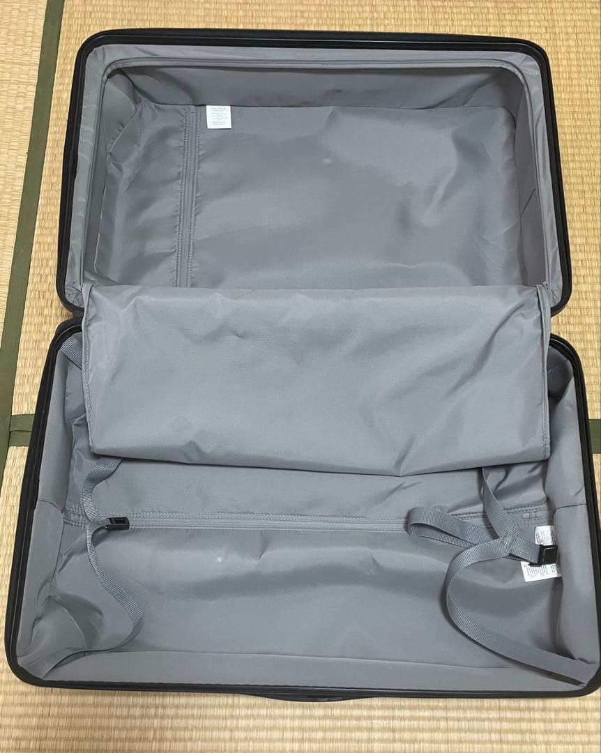 【ストッパー付】87L 無印良品　キャリーケース ブラック 大型　 軽量