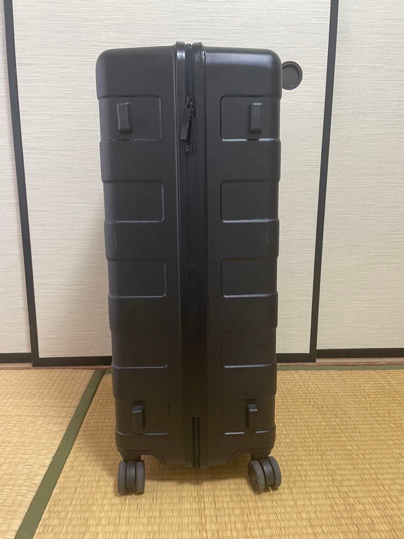 【ストッパー付】87L 無印良品　キャリーケース ブラック 大型　 軽量
