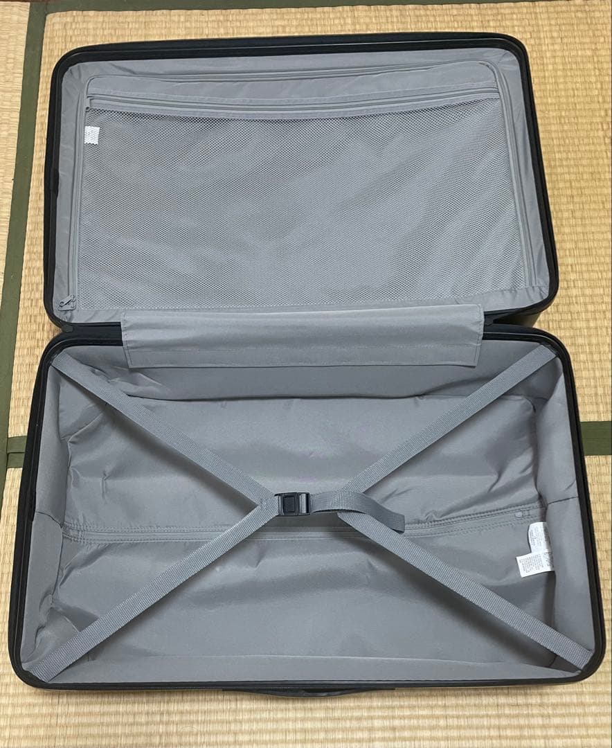 【ストッパー付】87L 無印良品　キャリーケース ブラック 大型　 軽量