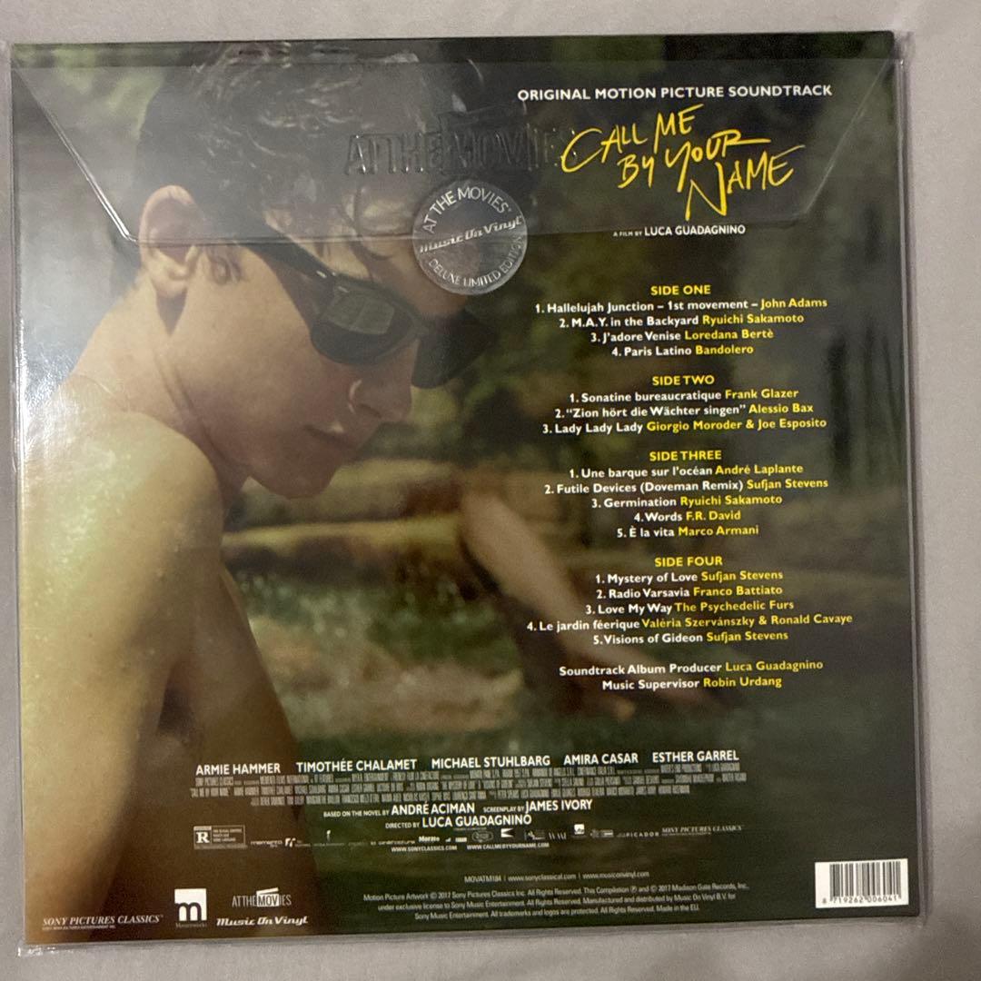 【美品】レコード　君の名前で僕を呼んで　映画サントラ