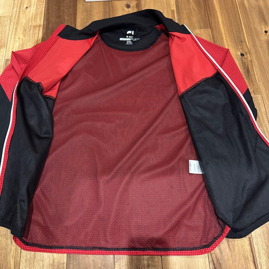 フットジョイ　HYPERFLEX ジャケット 2XL レッド/ブラック