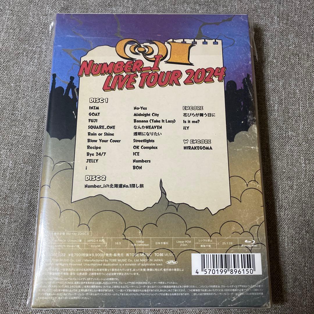 Number_i LIVE TOUR 2024 No.Ⅰ Blu-ray 初回盤