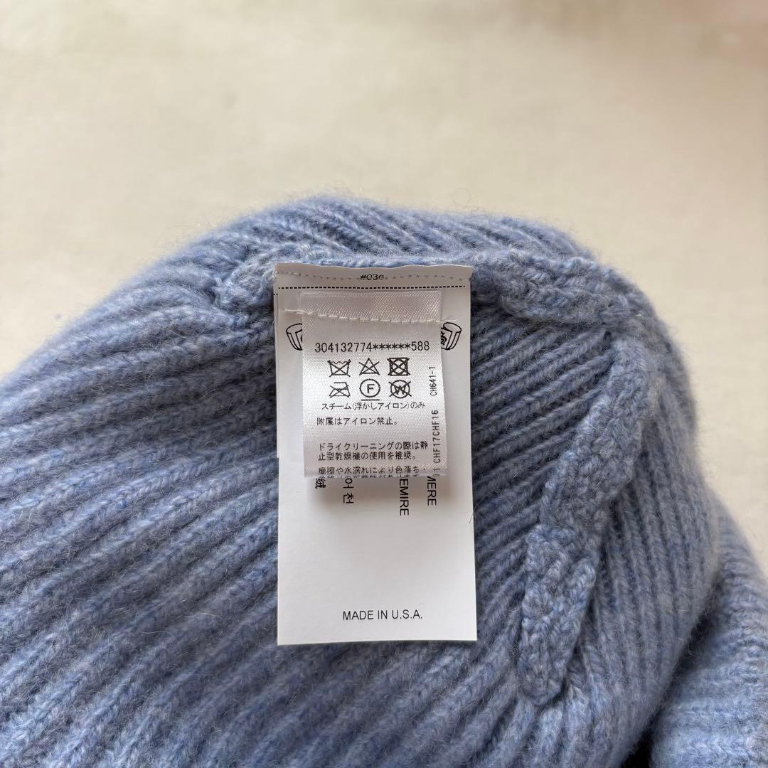 極美品　CHROME HEARTS BIG DADDY カシミヤ　ニット帽