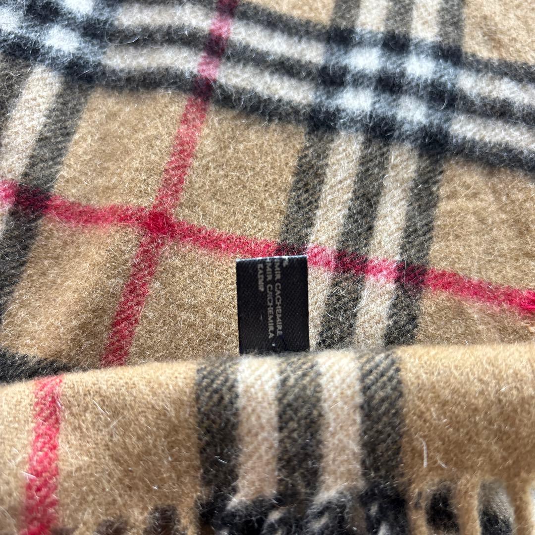 【極美品】BURBERRY バーバリー マフラー カシミヤ100% ノバチェック