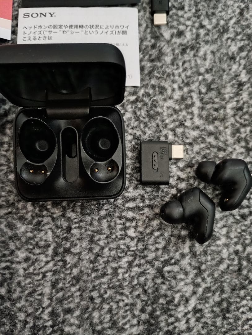 SONY WF-G700N/BZ ブラック イヤフォン プレステ5対応