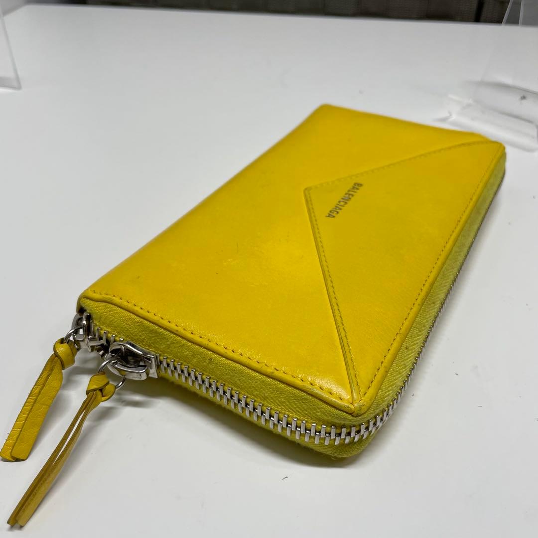 さ*ぼ様 BALENCIAGA イエロー 長財布