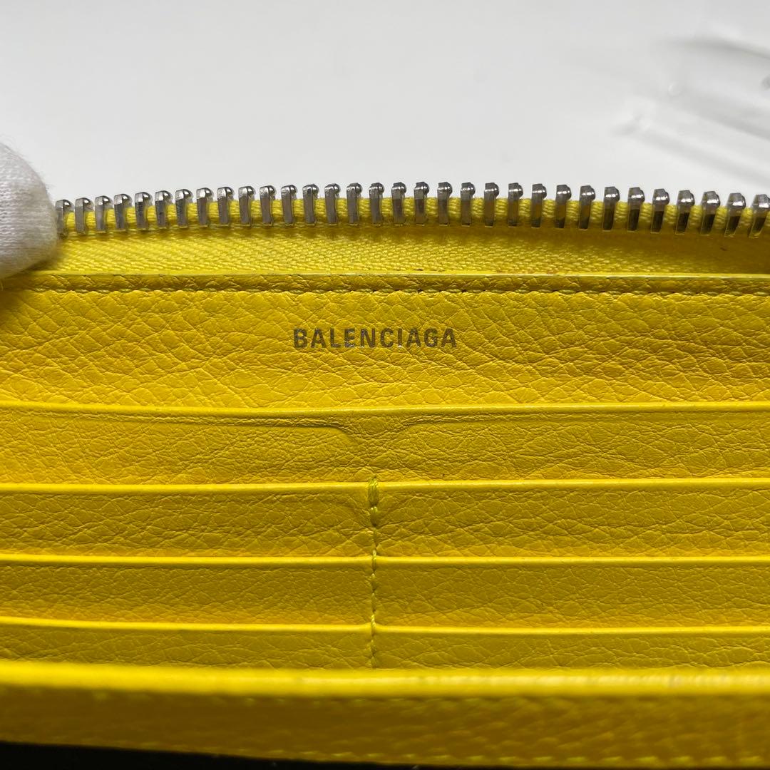さ*ぼ様 BALENCIAGA イエロー 長財布
