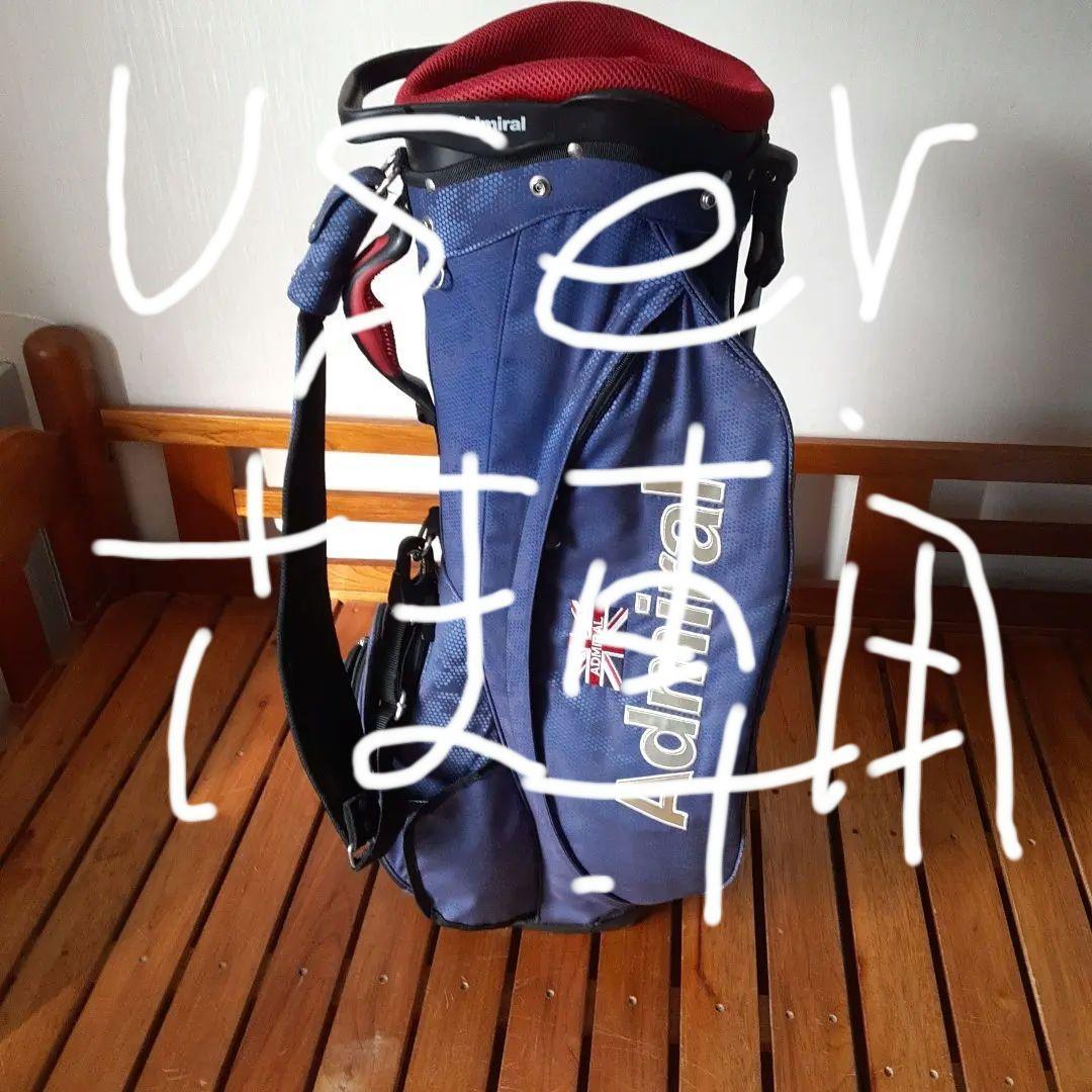 Admiral ネイビー キャディバッグ