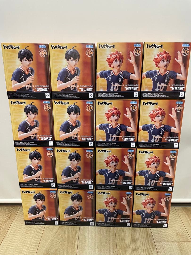 ハイキュー!!ハイプレミアムフィギュア　日向　影山　16点セット