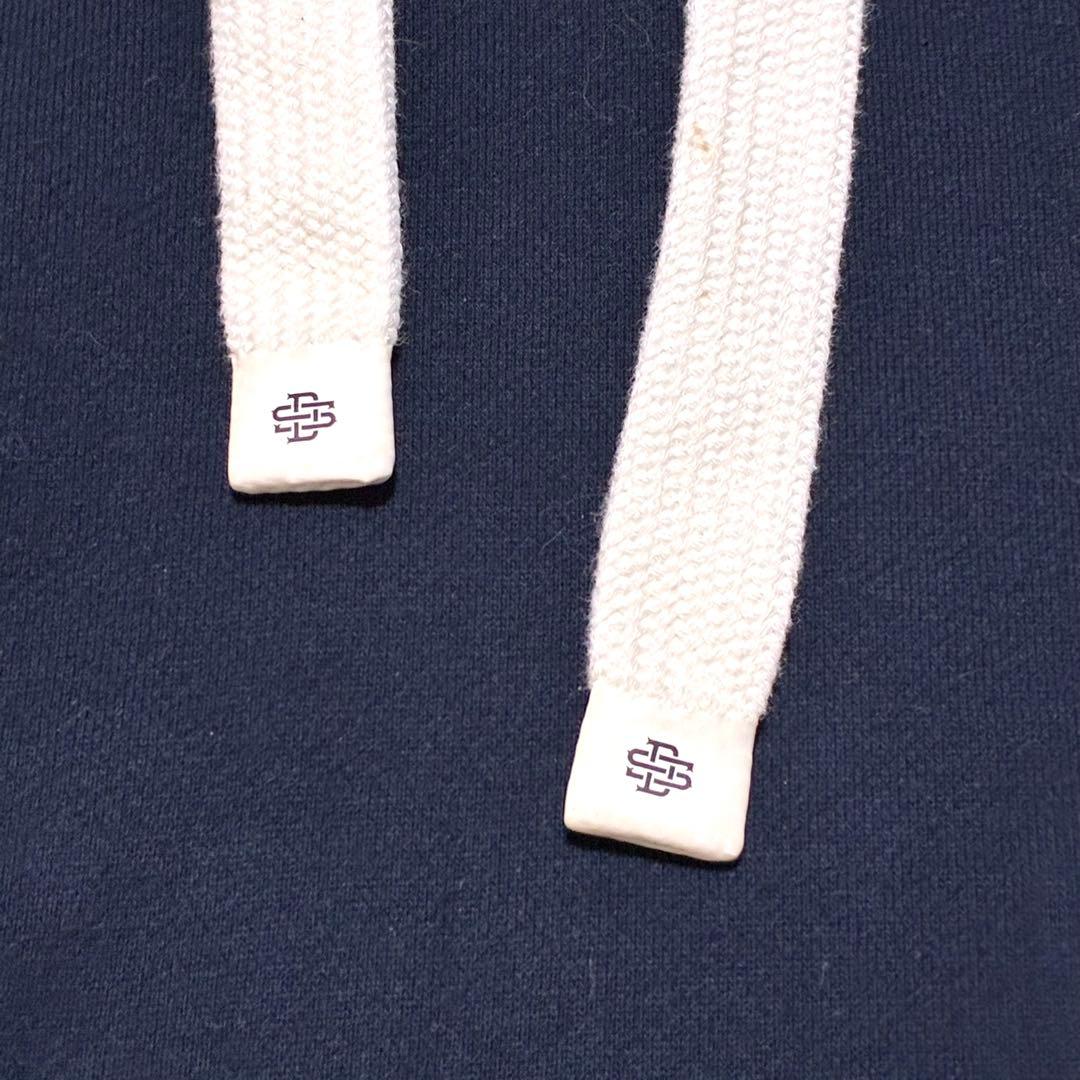 DUUBLE STANDARD CLOTHING パーカー ネイビー ワッペン