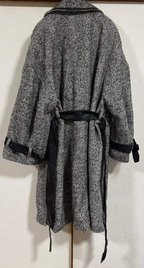 し*し様 seyto Herringbone tweed over long c