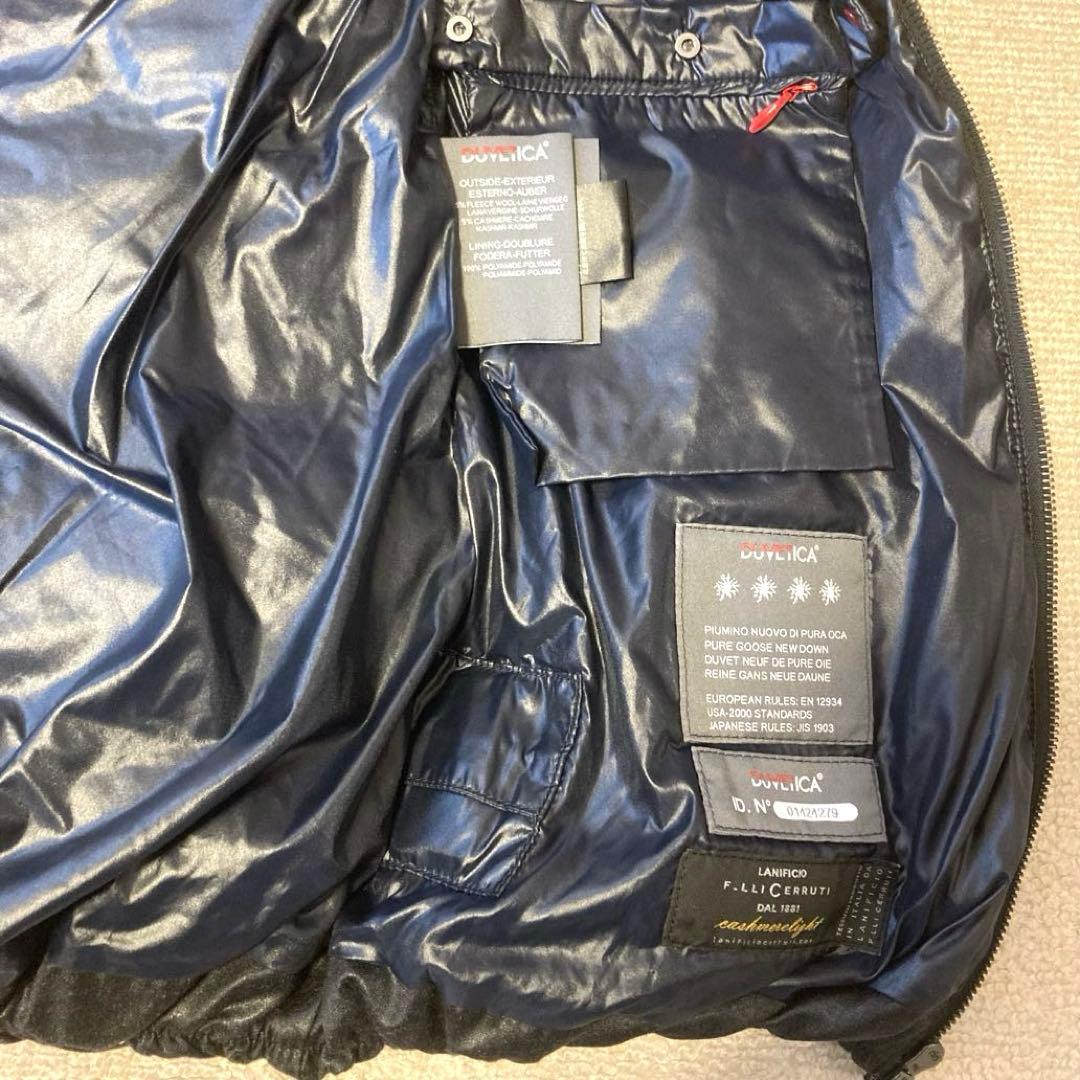 美品❣️DUVETICA 　ダウンベスト　FEBEDUE　濃いグレー　42 L