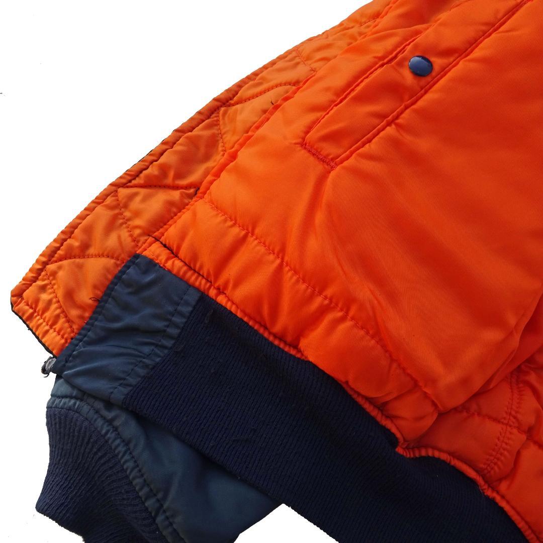 USA製80s当時物ALPHA アルファフライトジャケットMA-1ネイビーM