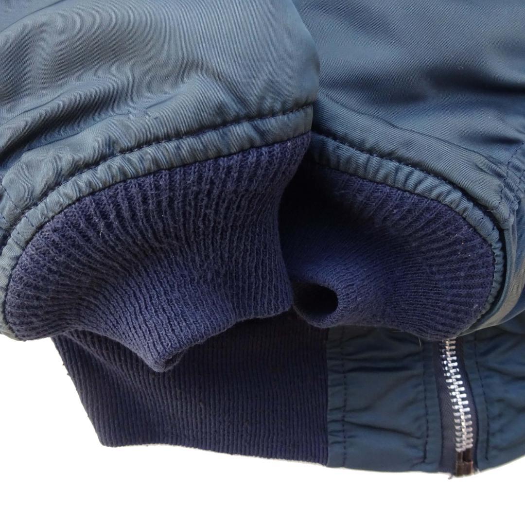 USA製80s当時物ALPHA アルファフライトジャケットMA-1ネイビーM