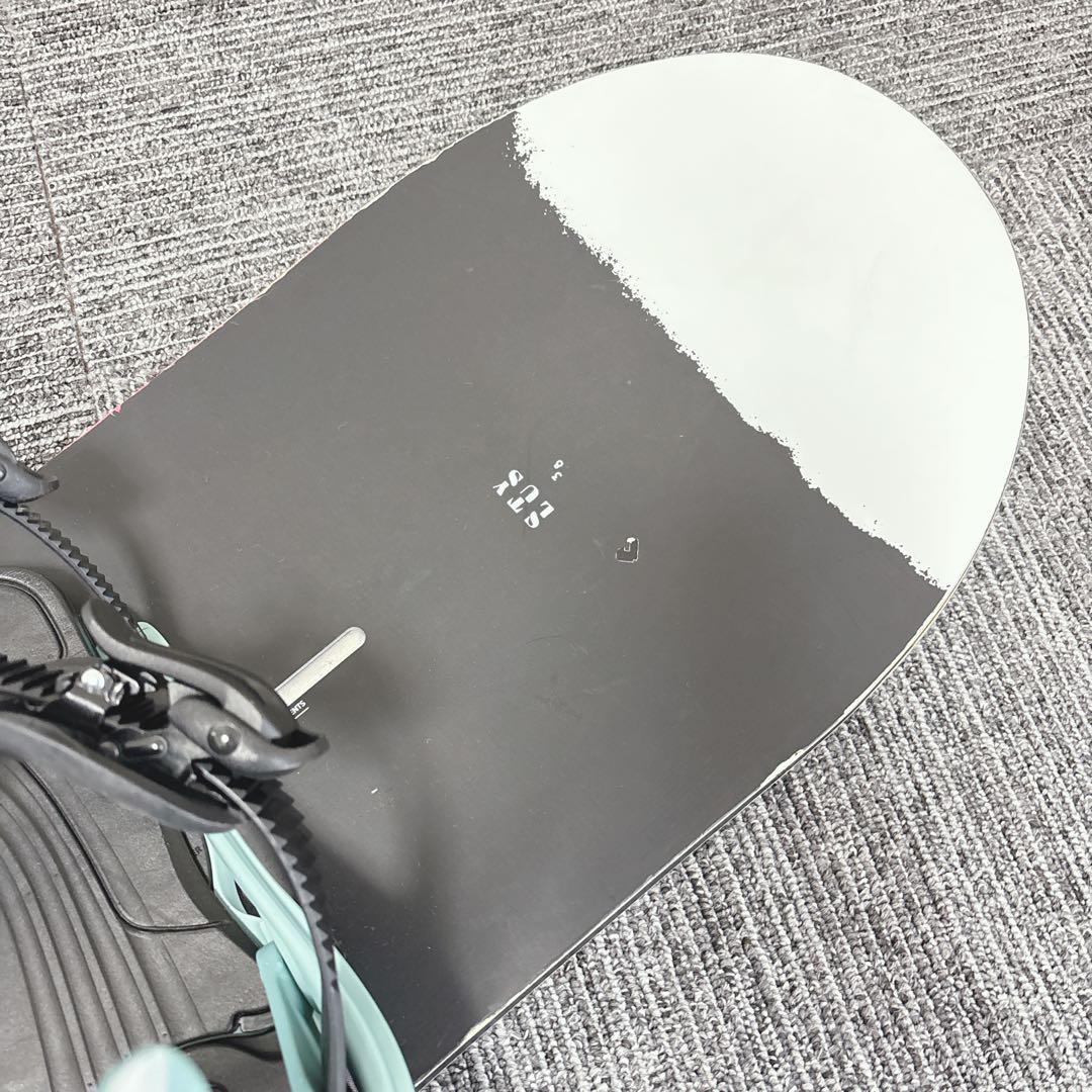 42超豪華❗️バートン×FLUX レディース スノーボードセット★スノボ138cm