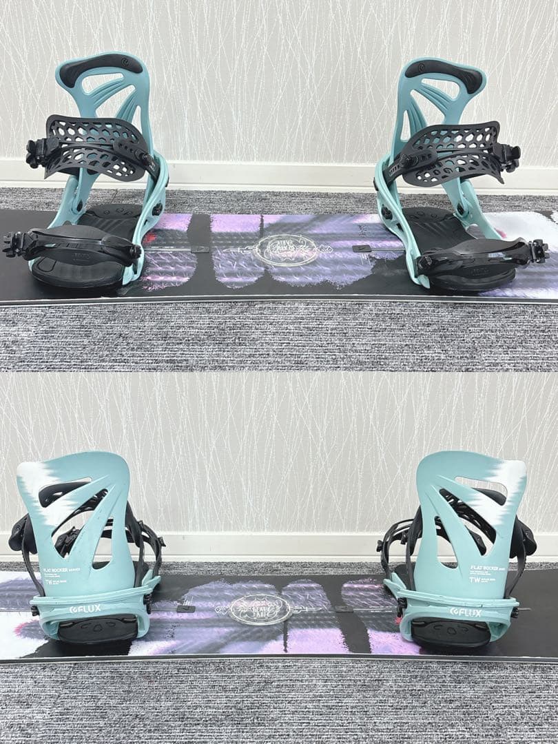 42超豪華❗️バートン×FLUX レディース スノーボードセット★スノボ138cm