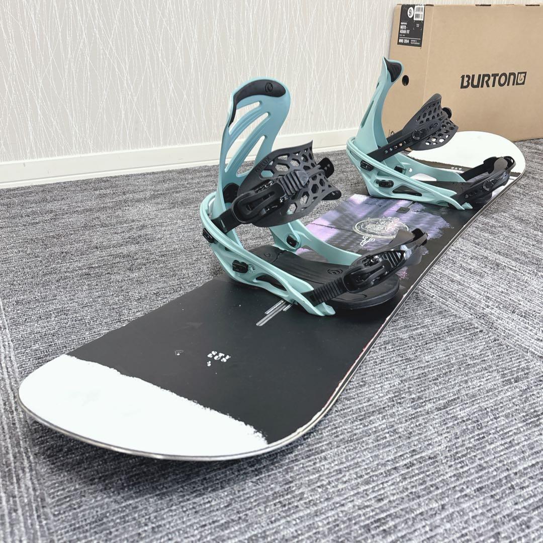 42超豪華❗️バートン×FLUX レディース スノーボードセット★スノボ138cm