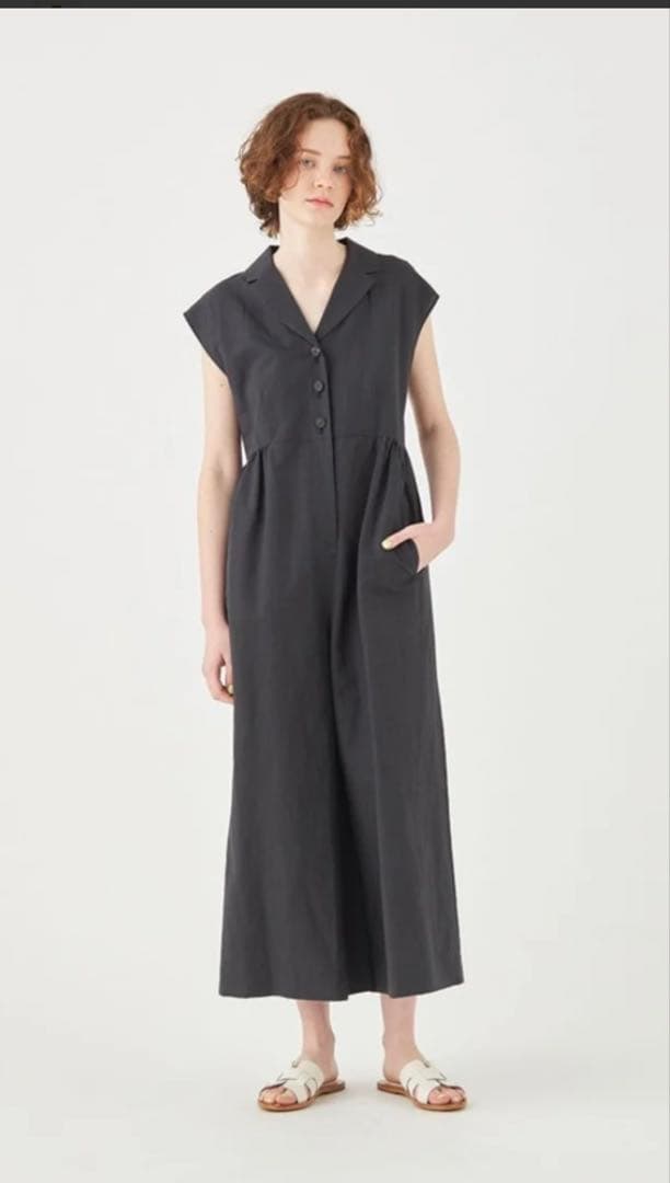 Ballsey ブラック ノースリーブ オールインワン