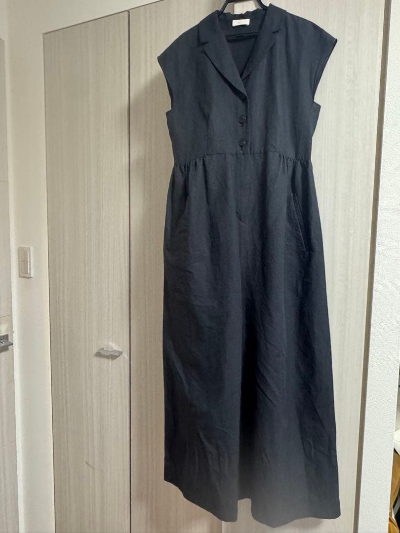 Ballsey ブラック ノースリーブ オールインワン