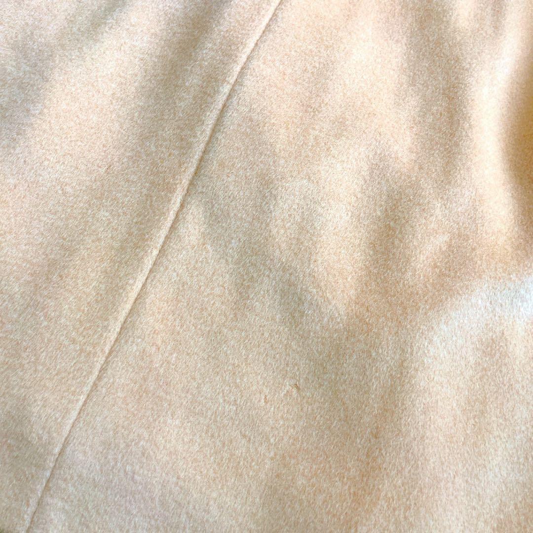 マックスマーラ 白タグ ダブルチェスターコート 女優襟 キャメル100% 42