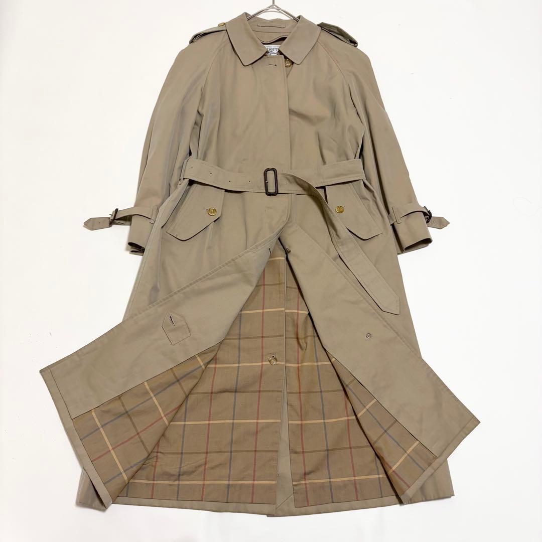 90's バーバリー トレンチコート ステンカラーコート ノバチェック