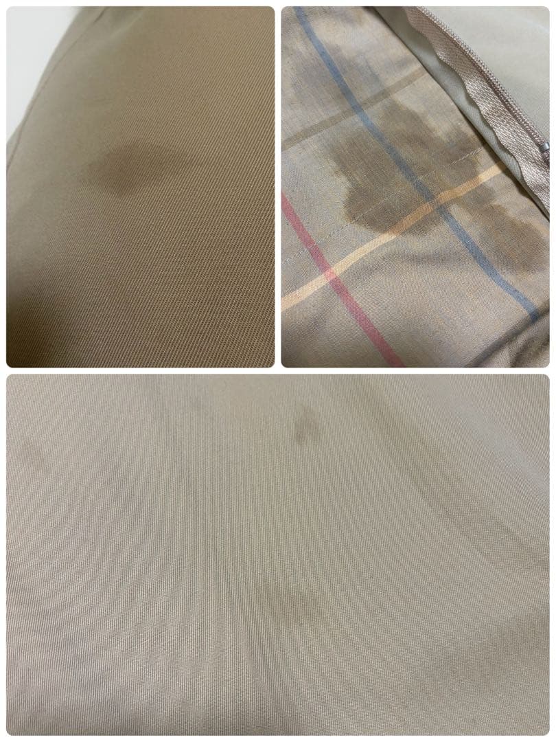 90's バーバリー トレンチコート ステンカラーコート ノバチェック