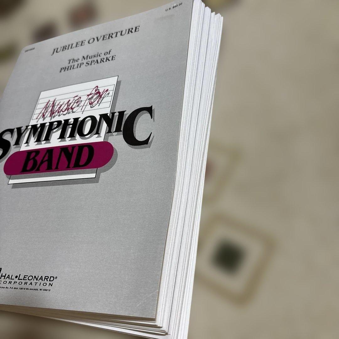 ジュビリー序曲　フィリップ・スパーク 輸入吹奏楽譜(総譜&パート譜)