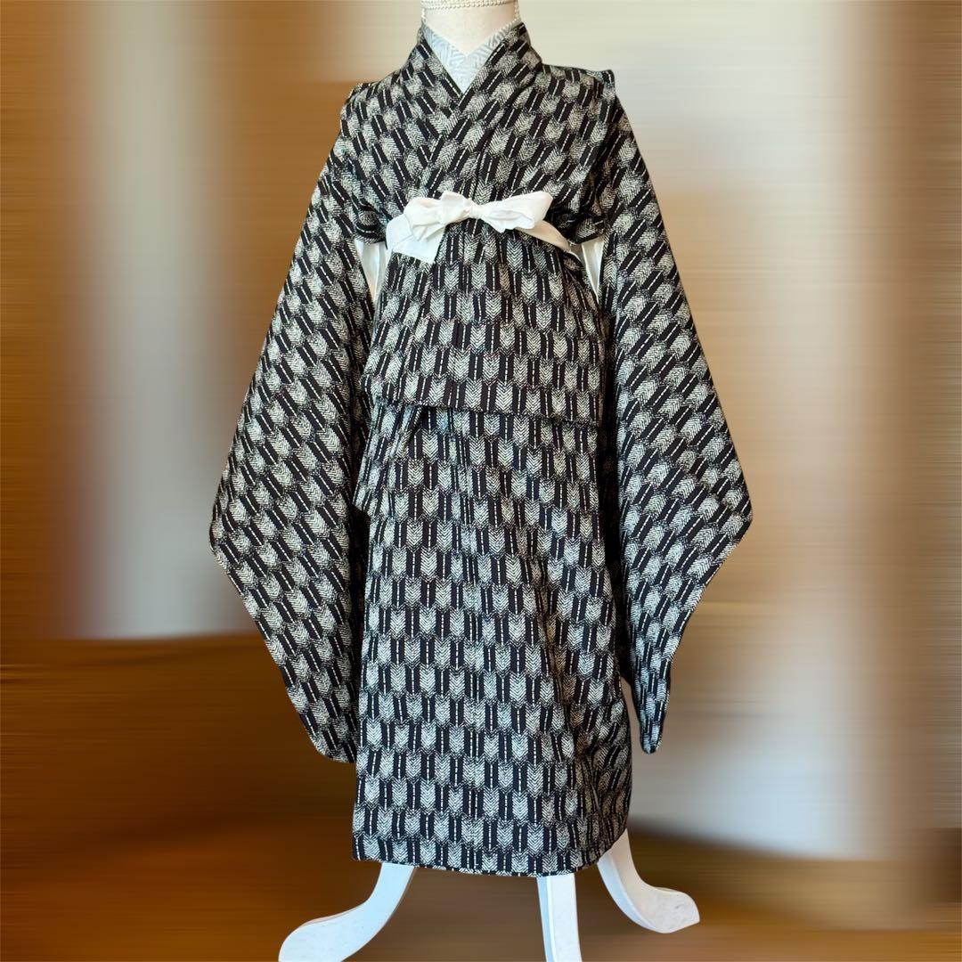 七五三 男の子 着物 被布セット 3歳 フルセット 草履 足袋 巾着 専用箱付き