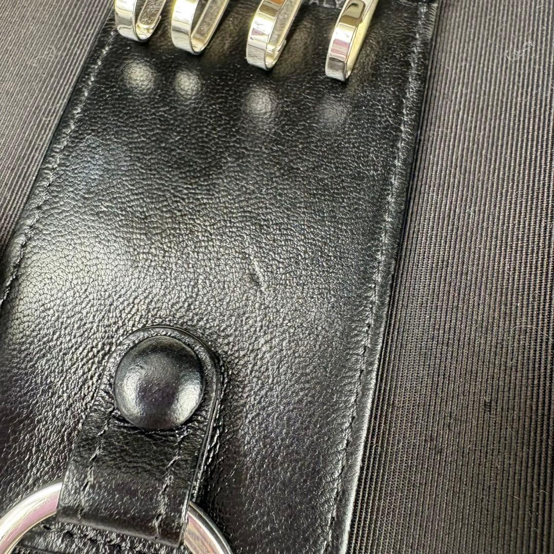 CHANEL キーケース　キャビアスキン　マトラッセ　カードケース　財布