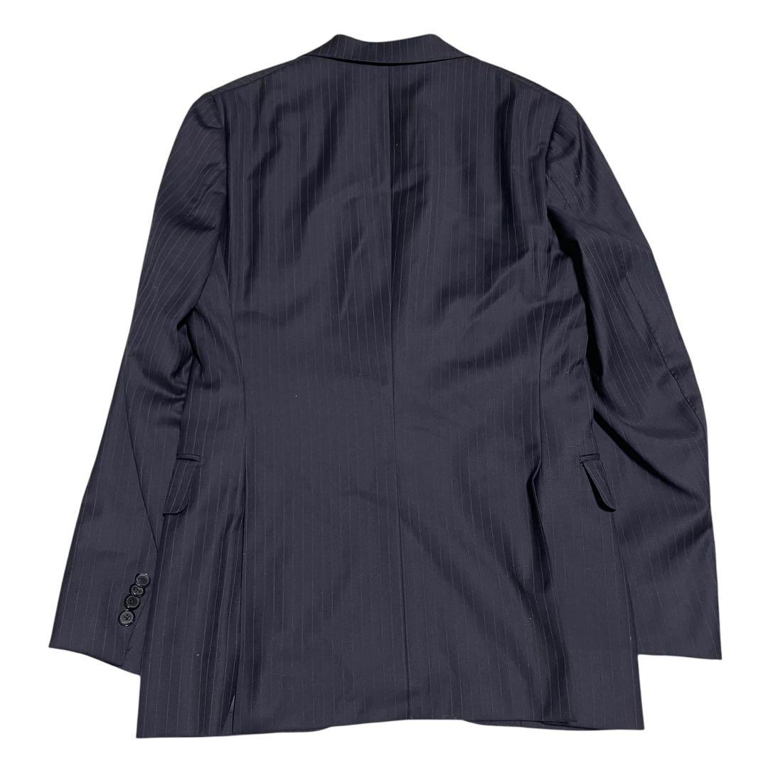 【SHIPS×Loro Piana】ビジネススーツセットアップストライプ 濃紺S