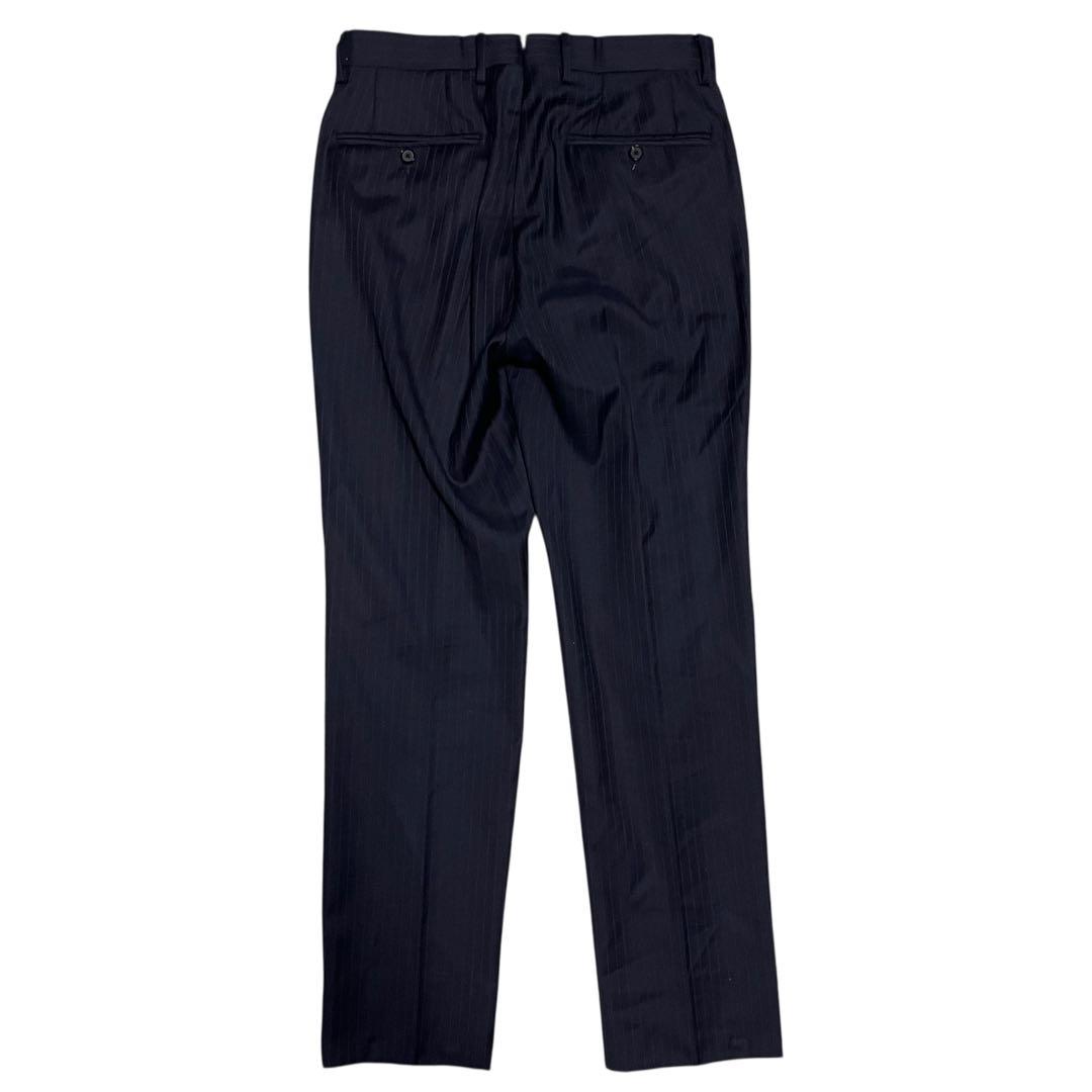 【SHIPS×Loro Piana】ビジネススーツセットアップストライプ 濃紺S