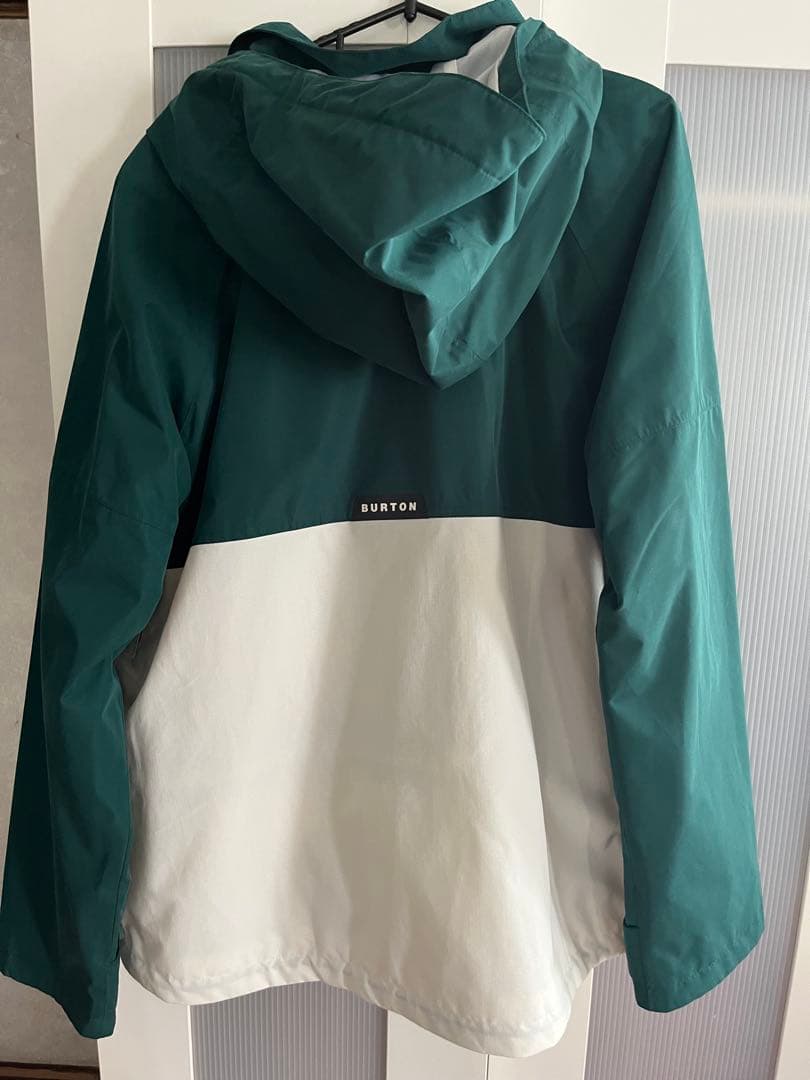 美品　BURTON スノーボードウェア L グリーン/ホワイト