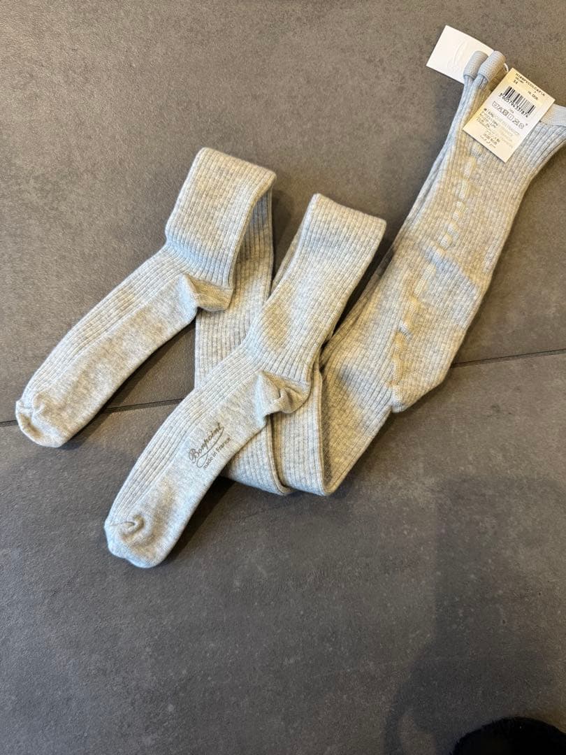 ボンポワン　ワンピ　8A スカート　ボントン　ファミリア、タイツ付き