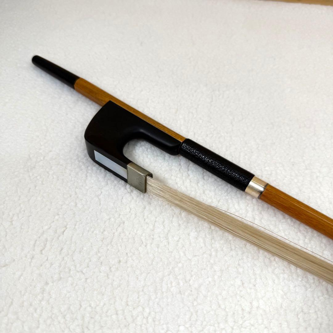 杉藤 SUGITO コントラバス弓 No.650 中古良品 箱付き