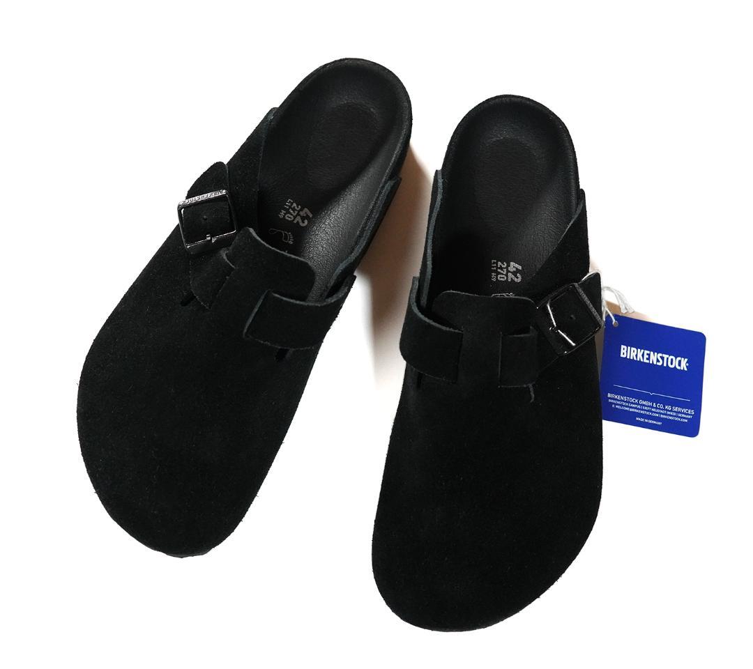 BEMAS 別注 BIRKENSTOCK Boston オールブラック 42