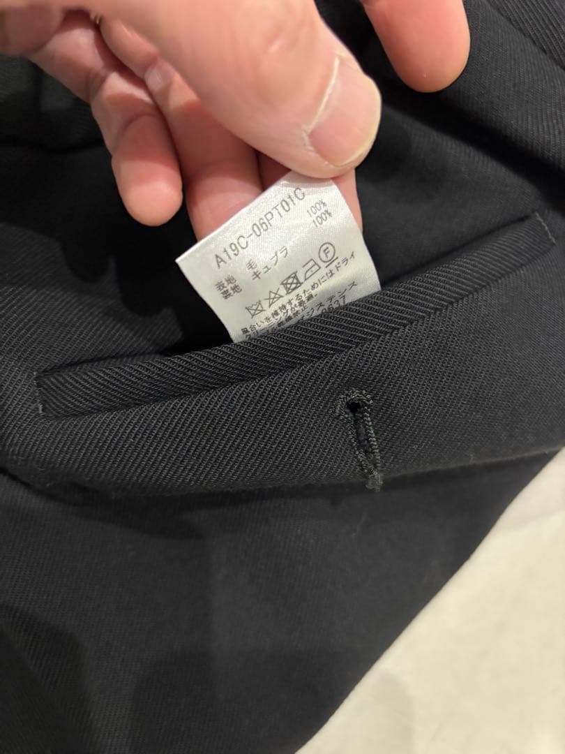 MARKAWARE /マーカウェア　オーガニックウール サバイバルクロス黒2