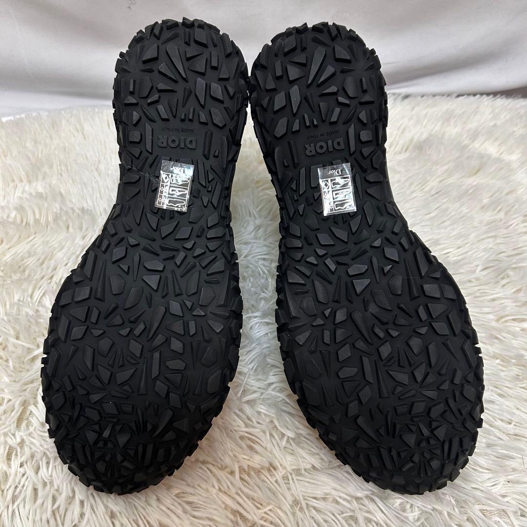 美品　Dior サイドゴアブーツ　チェルシーブーツ　レザー　革　ブラック