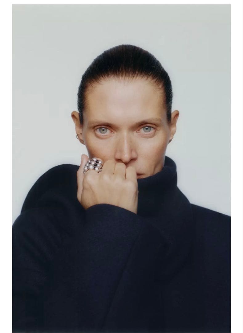 ZARA ウールショートスカーフコートM