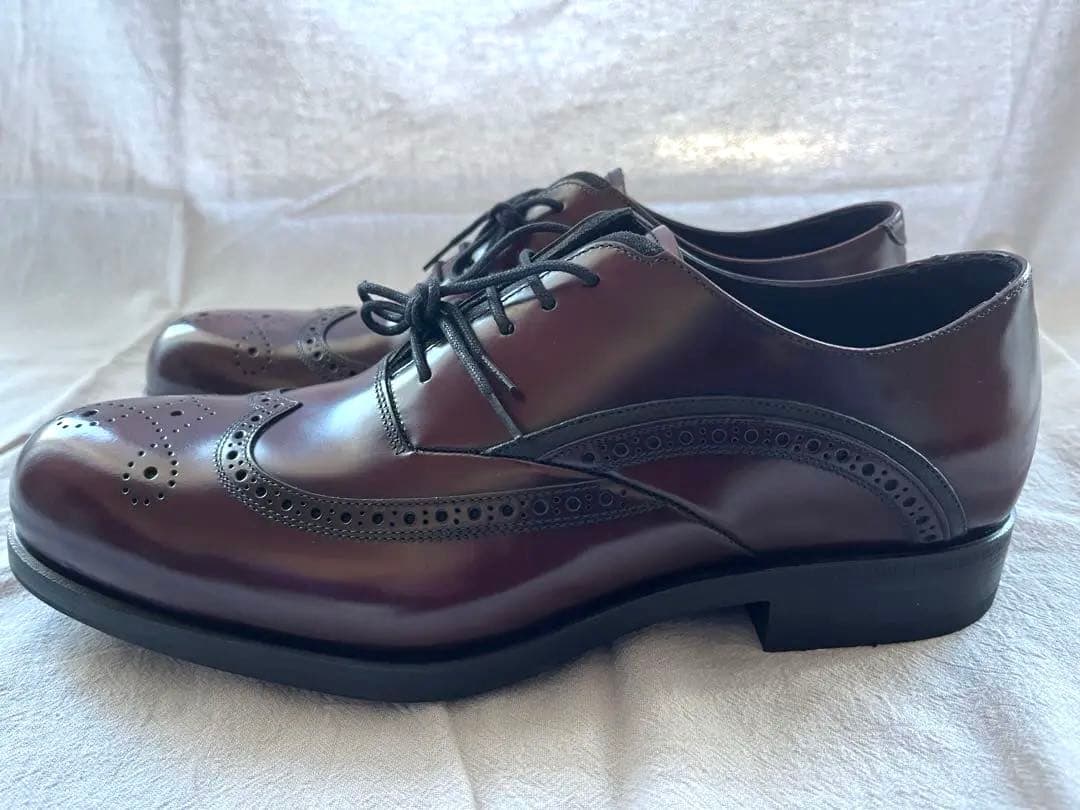 【新品・未使用】PRADA LACE-UP SHOES LEATHER