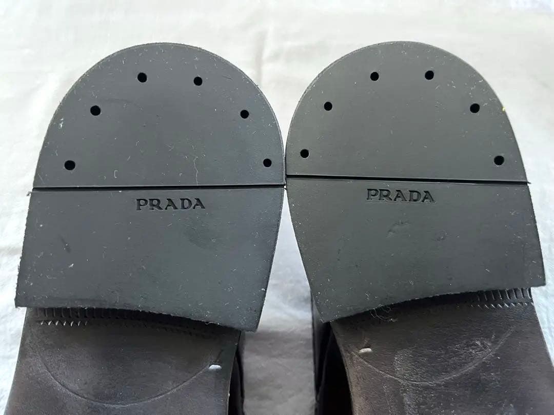 【新品・未使用】PRADA LACE-UP SHOES LEATHER