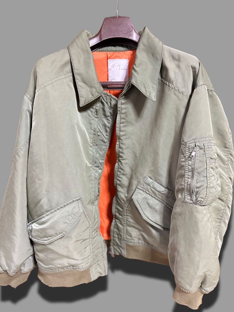 ANCELLM × WISM 別注 FADED BOMBER JACKET EX