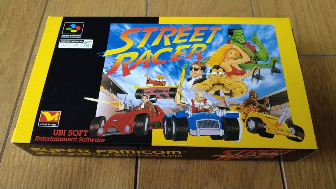スーパーファミコン　ストリートレーサー　STREET RACER　【美品】