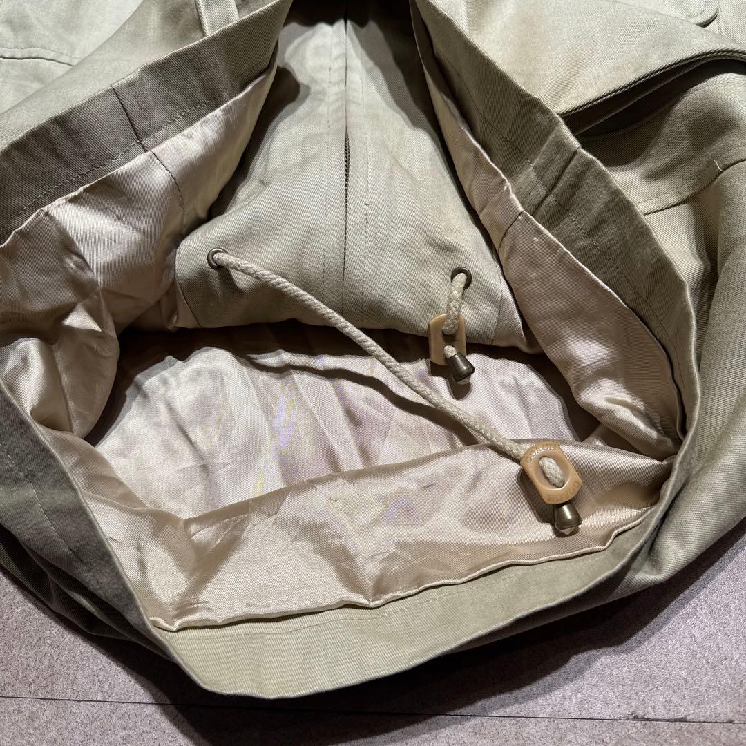 Old coach カバーオール　ジャケット　レザー　ベージュ　ビンテージ　M