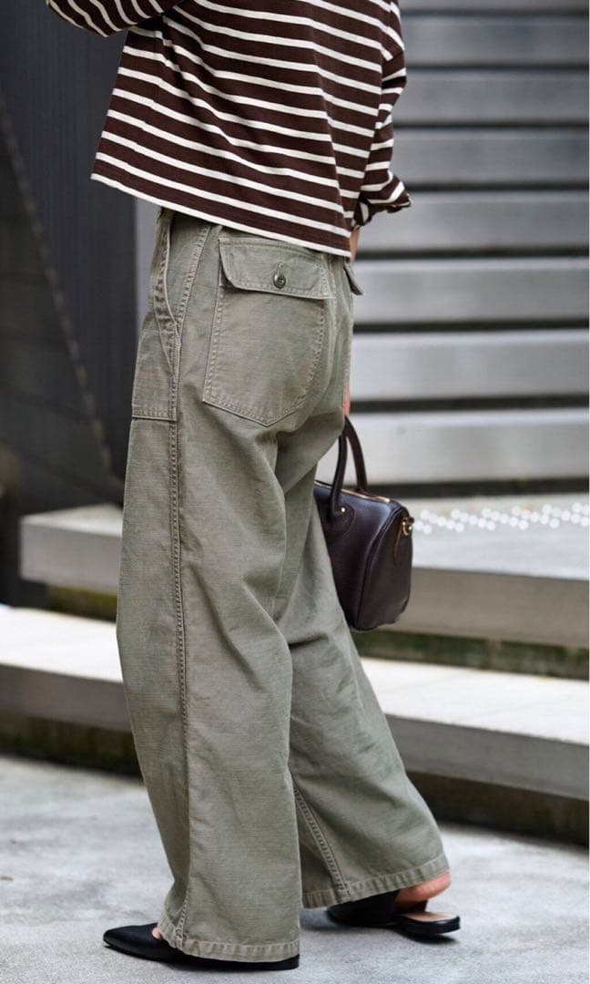 24AWフレームワーク　ベイカーパンツ40spickandspan