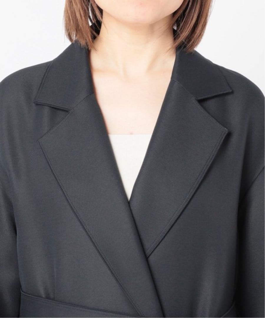 NOBLE／ノーブル　トリプルクロスラフチェスターコート　38 ナチュラル