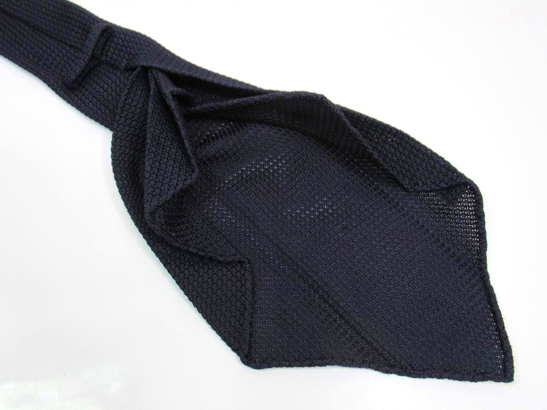 TIEYOURTIE タイユアタイ シルク ネクタイ ネイビー セッテピエゲ