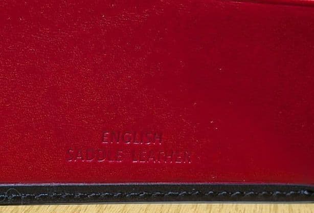 Whitehouse Cox 二つ折り財布 ブラック ✕ レッド ES2376