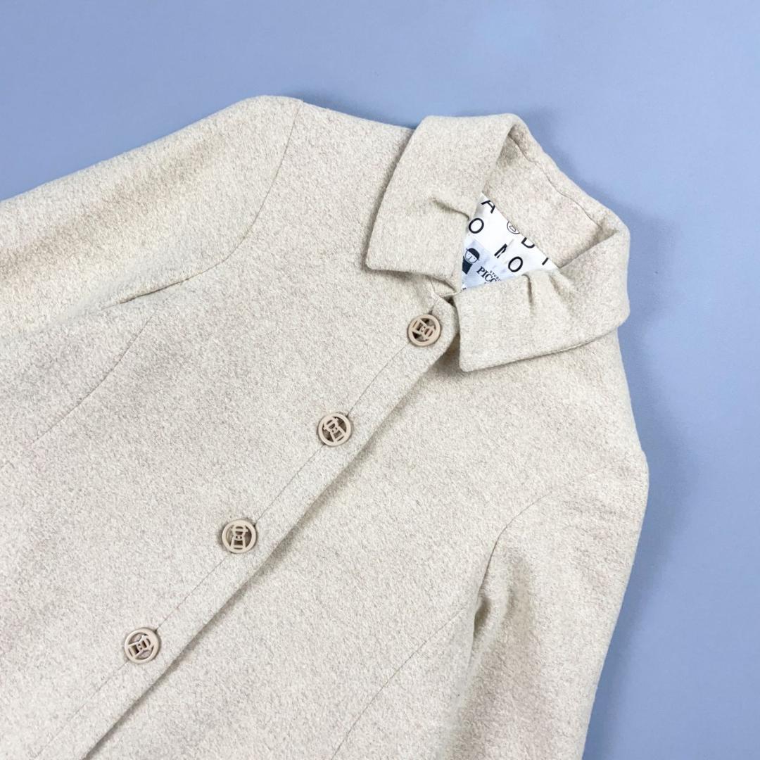 美品 スタジオピッコーネ ショートコート ベージュ サイズ40*HD1369